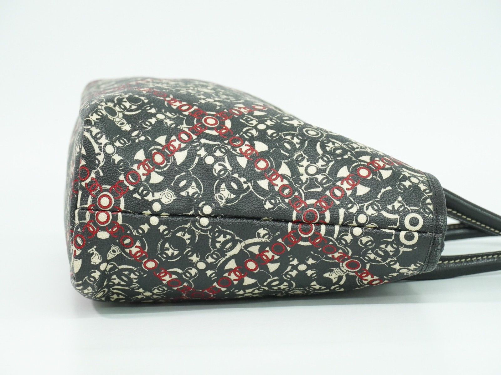Chanel Chanel Optic Coco Tote Printed Coated Canvas with Caviar Size ONE SIZE - 3 Thumbnail
