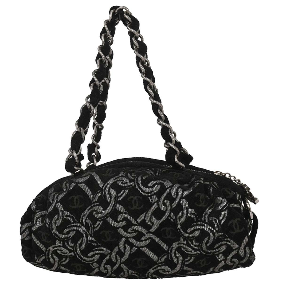 Chanel Chanel Vintage Zip Bowler Printed Jacquard Size ONE SIZE - 2 Thumbnail