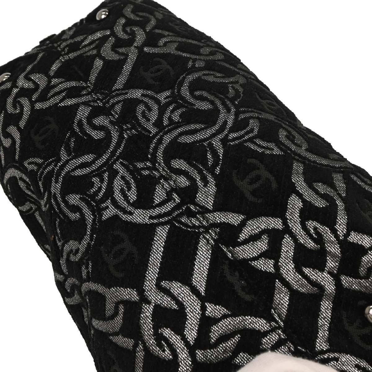Chanel Chanel Vintage Zip Bowler Printed Jacquard Size ONE SIZE - 7 Thumbnail