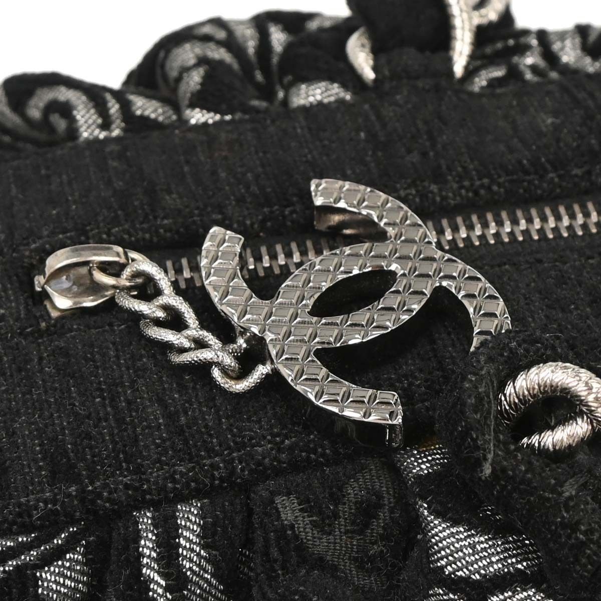 Chanel Chanel Vintage Zip Bowler Printed Jacquard Size ONE SIZE - 8 Thumbnail