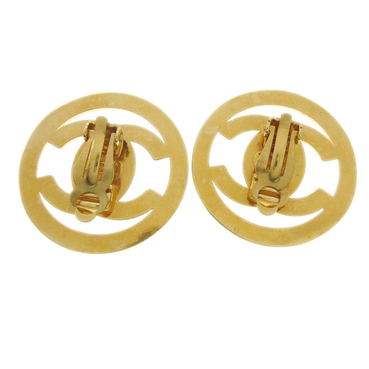 Chanel Chanel Round CC Turnlock Clip-On Earrings Metal Size ONE SIZE - 2 Thumbnail
