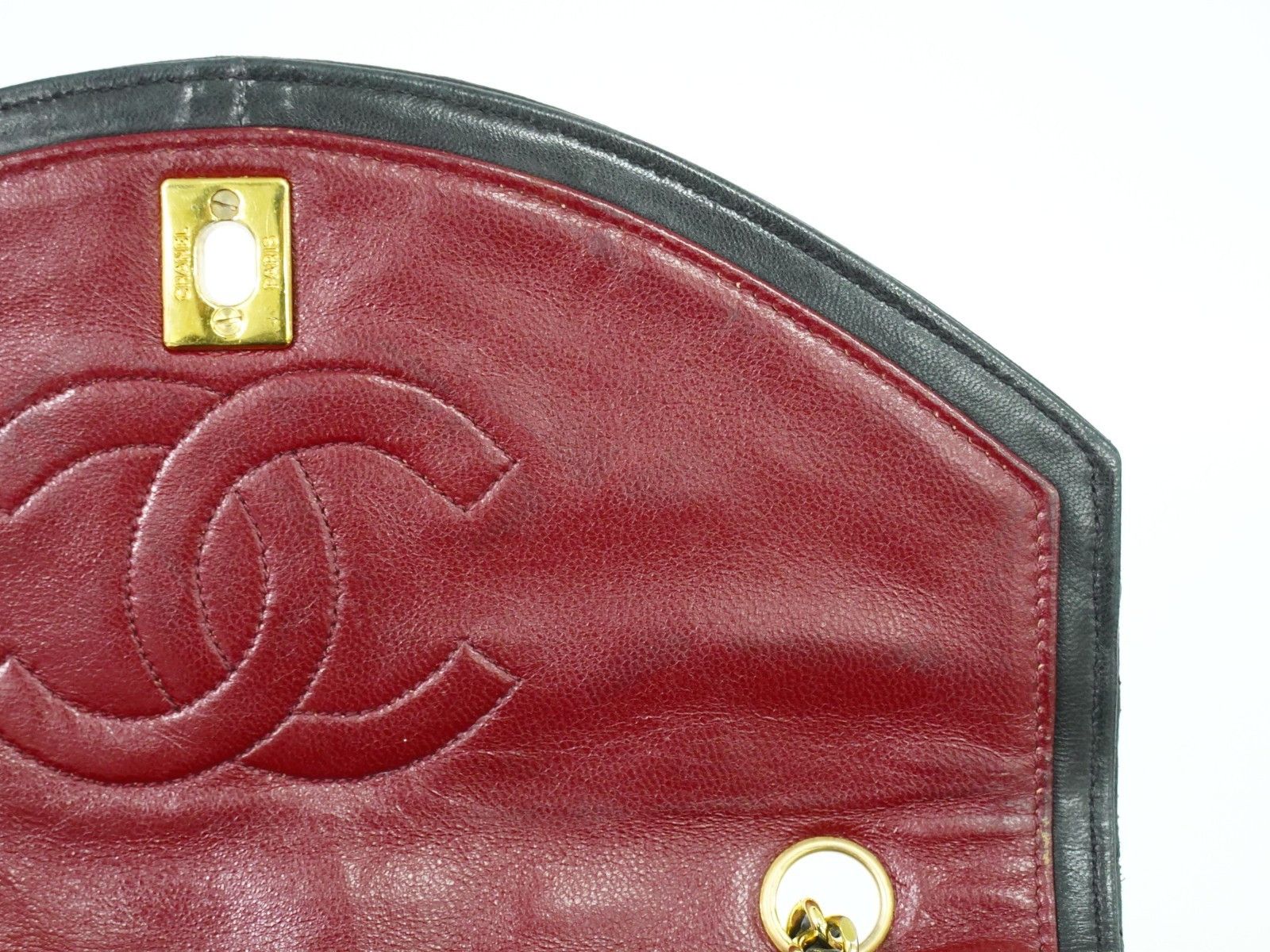 Chanel Chanel Vintage Round Flap Bag Quilted Lambskin Size ONE SIZE - 19 Thumbnail