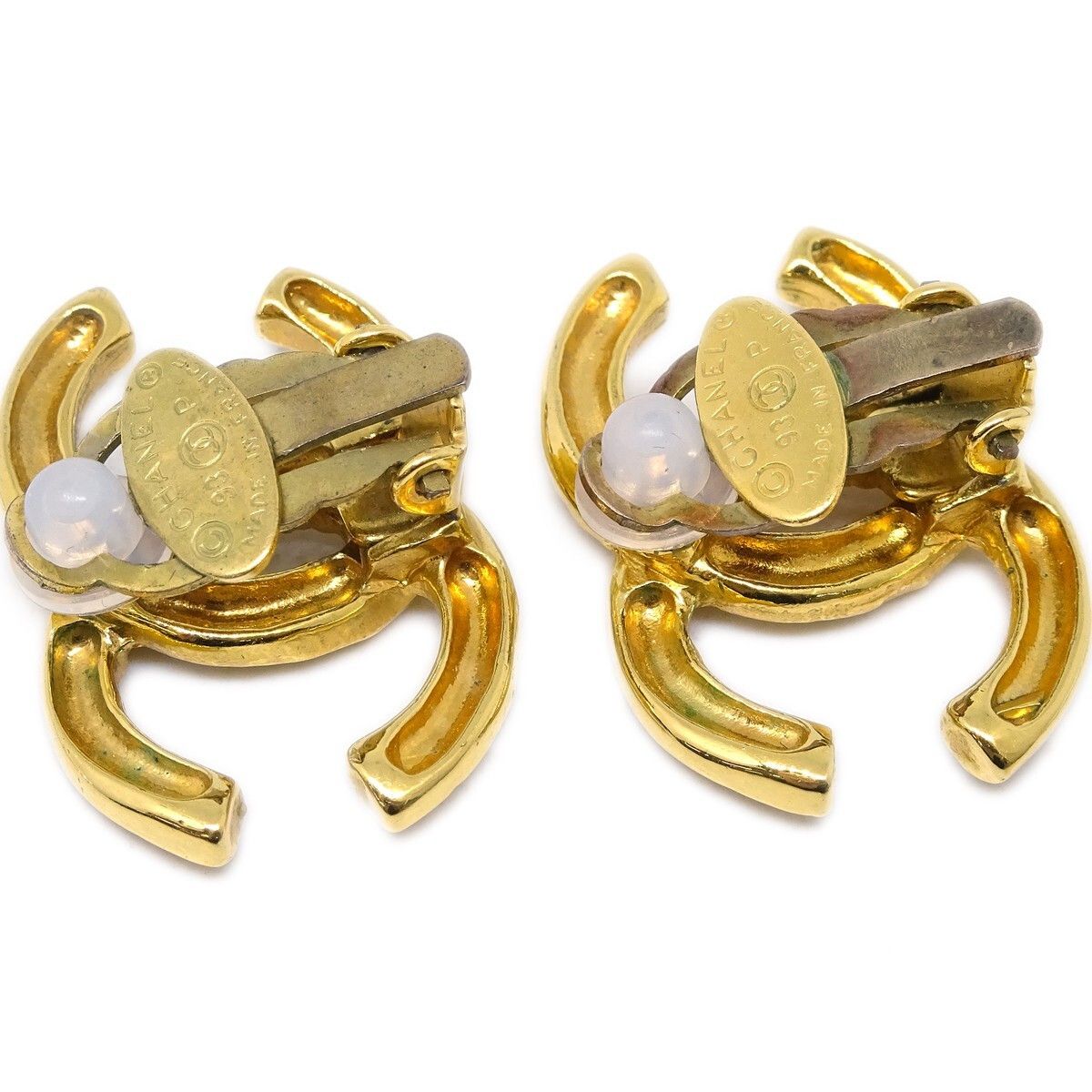 Chanel Chanel CC Clip-On Earrings Metal Size ONE SIZE - 3 Thumbnail
