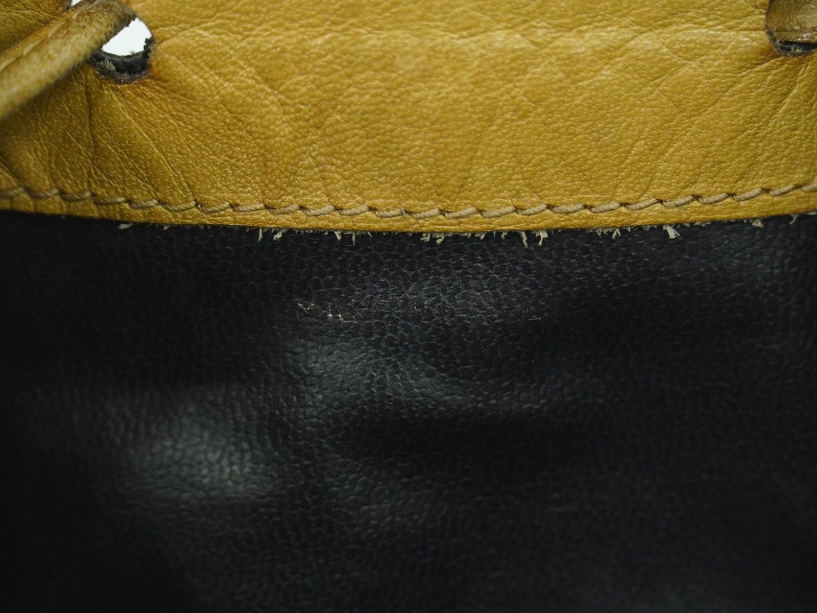 Celine Celine Triomphe Drawstring Bucket Bag Leather Size ONE SIZE - 5 Thumbnail
