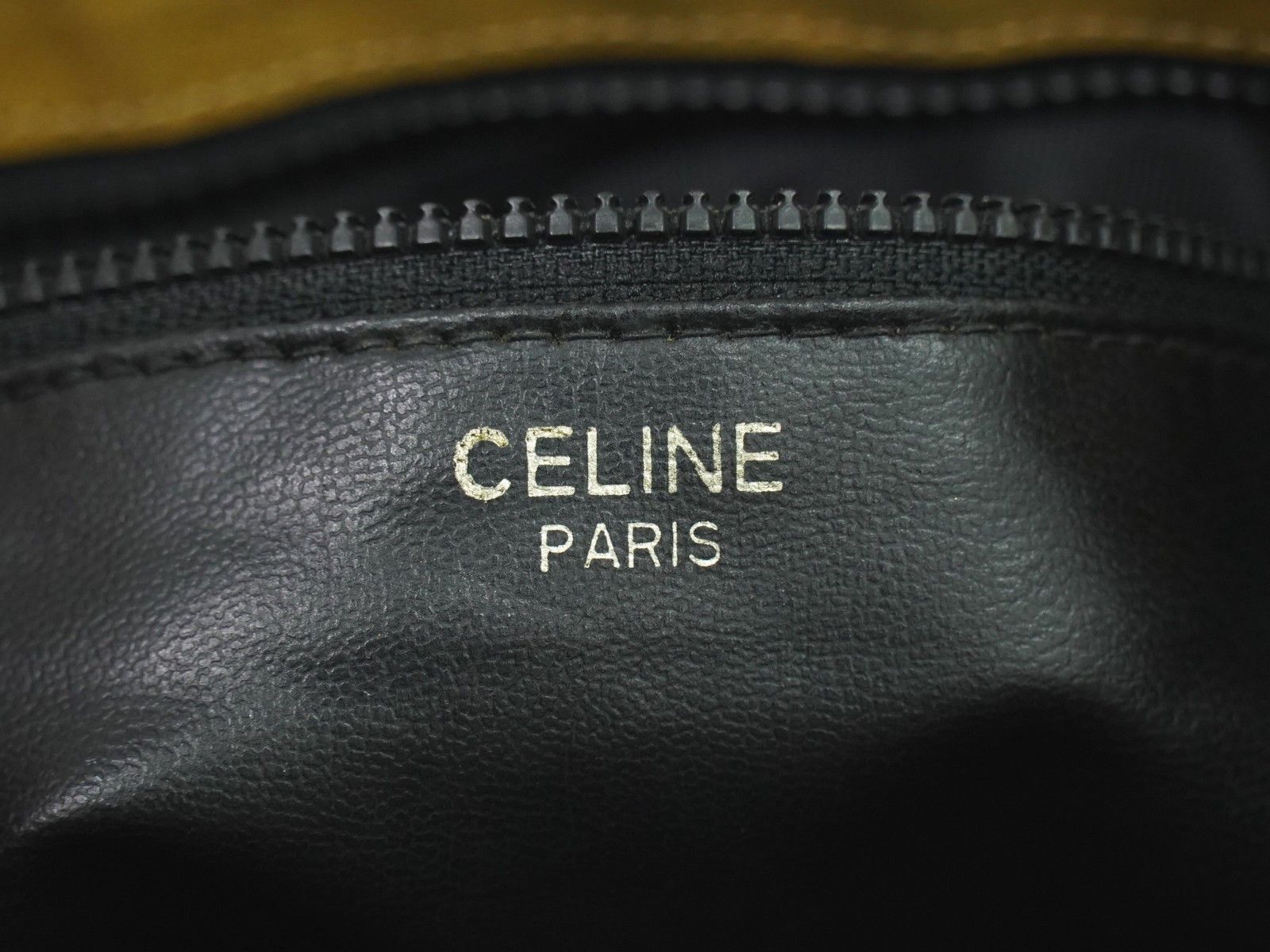 Celine Celine Triomphe Drawstring Bucket Bag Leather Size ONE SIZE - 4 Thumbnail