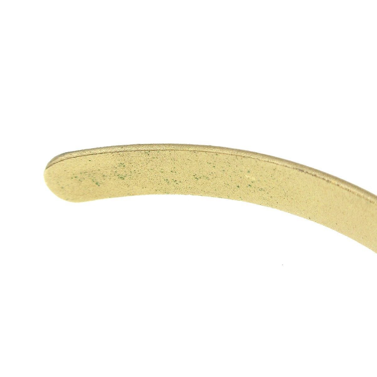 Chanel Chanel Logo Bangle with Chain Attached CC Metal with Crystal Size ONE SIZE - 5 Thumbnail