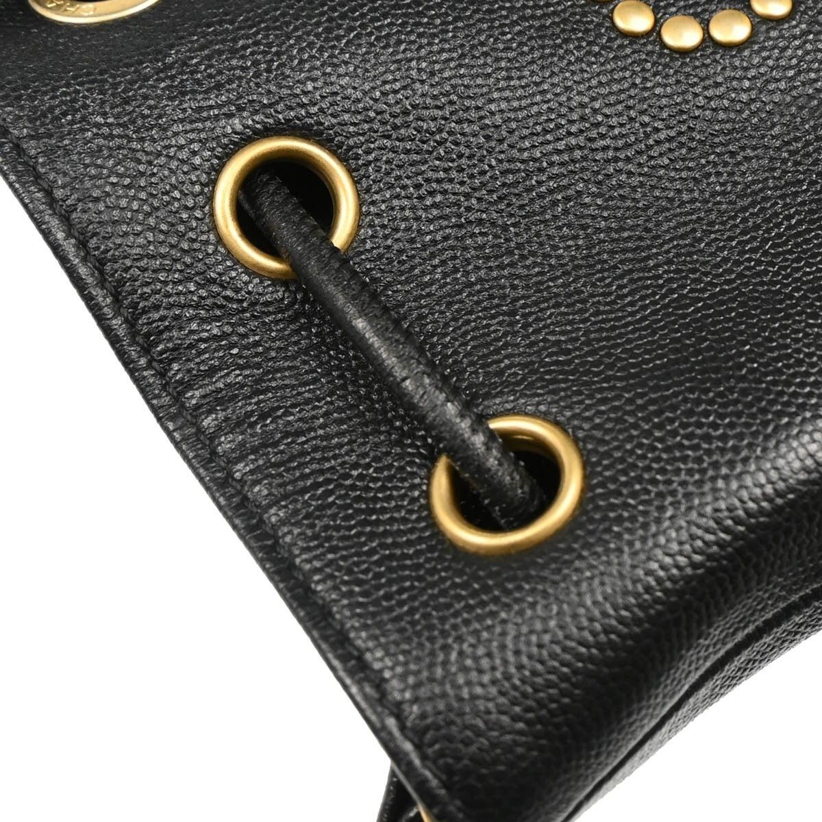 Chanel Chanel Deauville Drawstring Bucket Bag Studded Caviar Size ONE SIZE - 9 Thumbnail