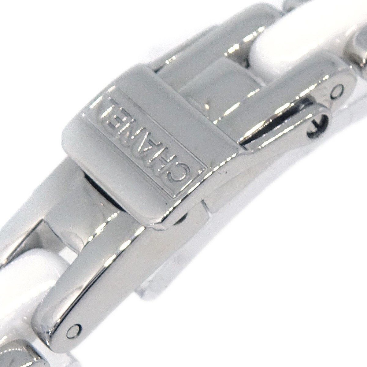 Chanel Chanel Premiere Mini Quartz Watch Stainless Steel and Ceramic with Diamond Bezel Size ONE SIZE - 7 Thumbnail