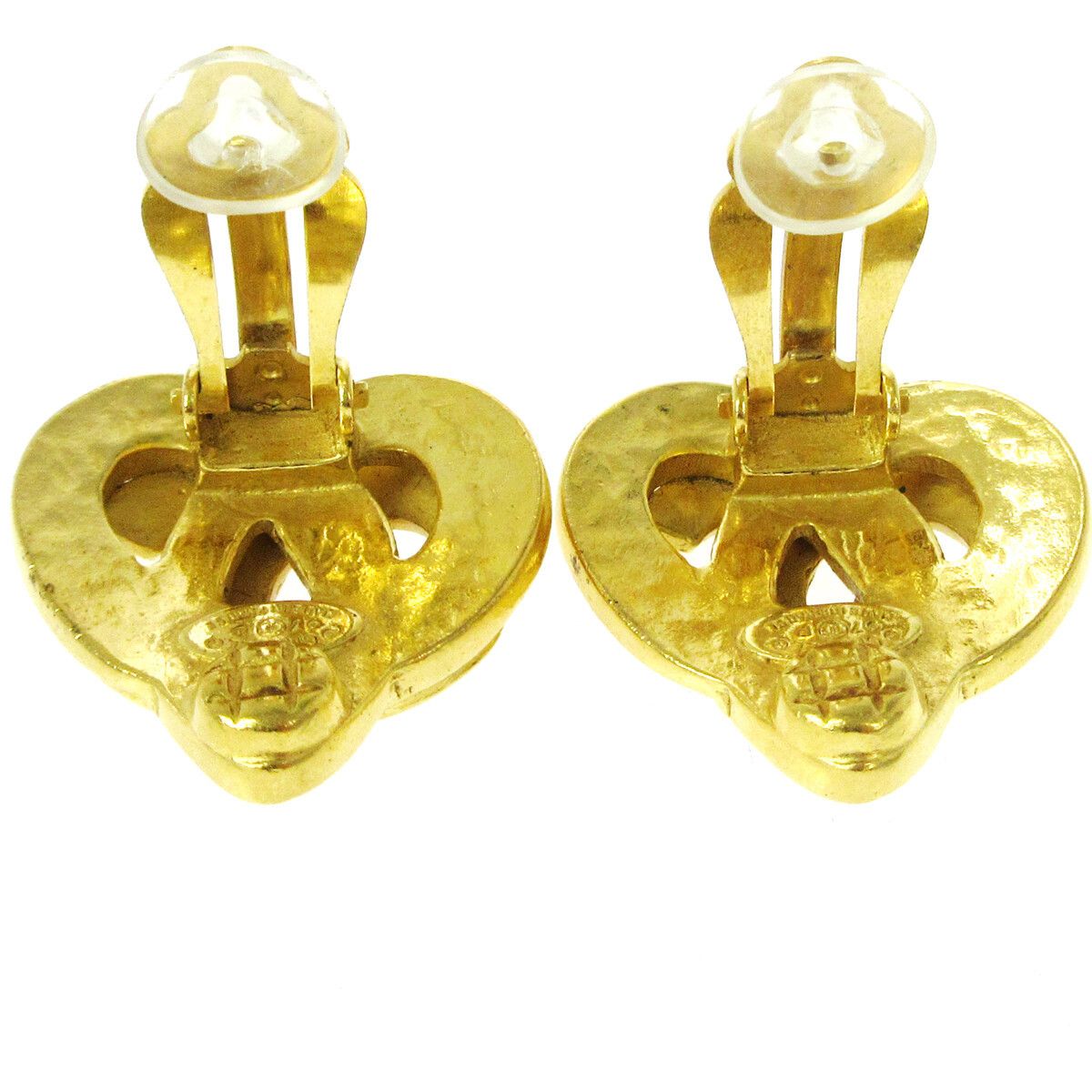 Chanel Chanel Vintage CC Heart Clip-On Metal Size ONE SIZE - 2 Thumbnail