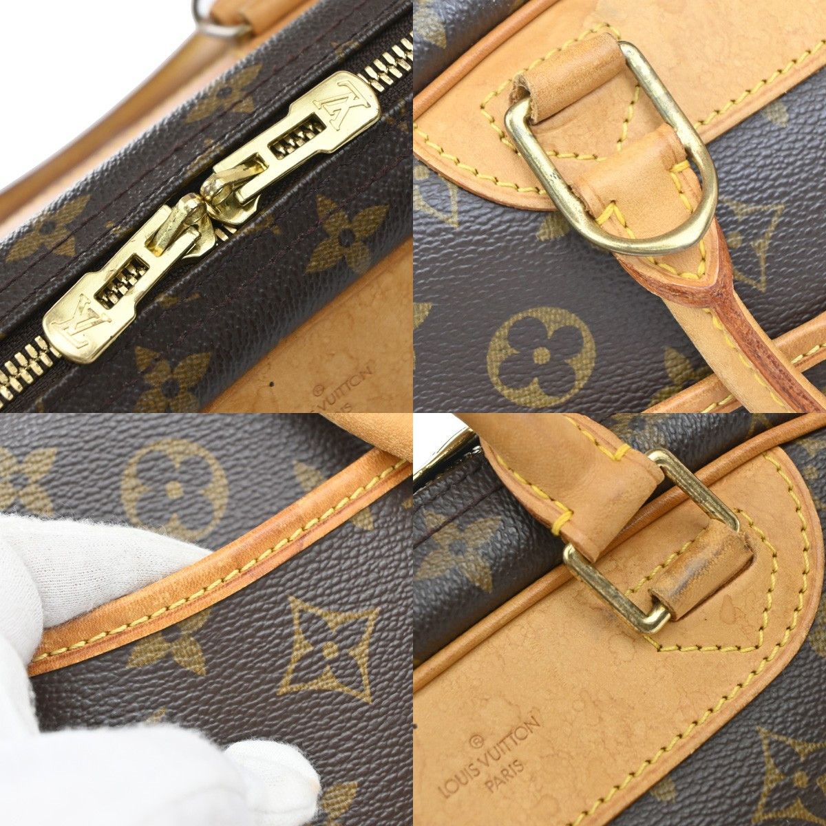 Louis Vuitton Louis Vuitton Trouville Handbag Monogram Canvas Size ONE SIZE - 8 Thumbnail