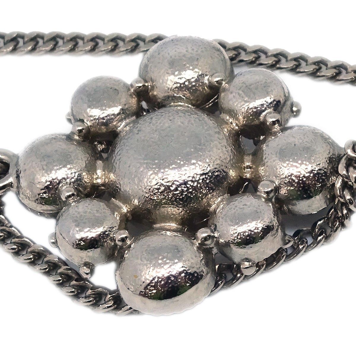 Chanel Chanel CC Cluster Drop Pendant Necklace Metal with Crystals Size ONE SIZE - 3 Thumbnail