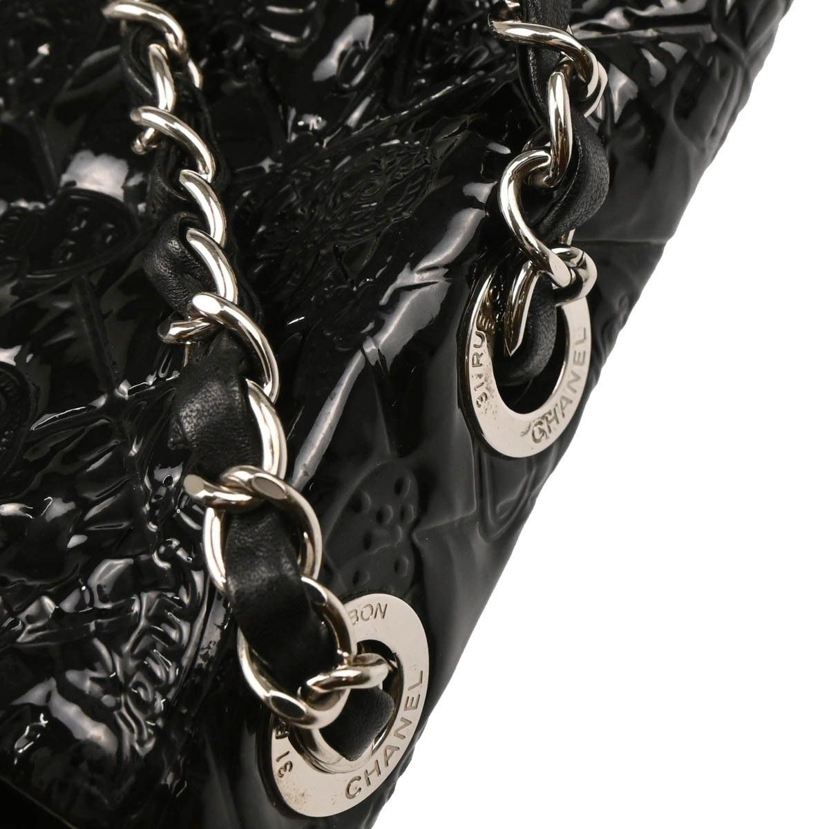 Chanel Chanel Lucky Symbols Flap Bag Embossed Patent Size ONE SIZE - 7 Thumbnail