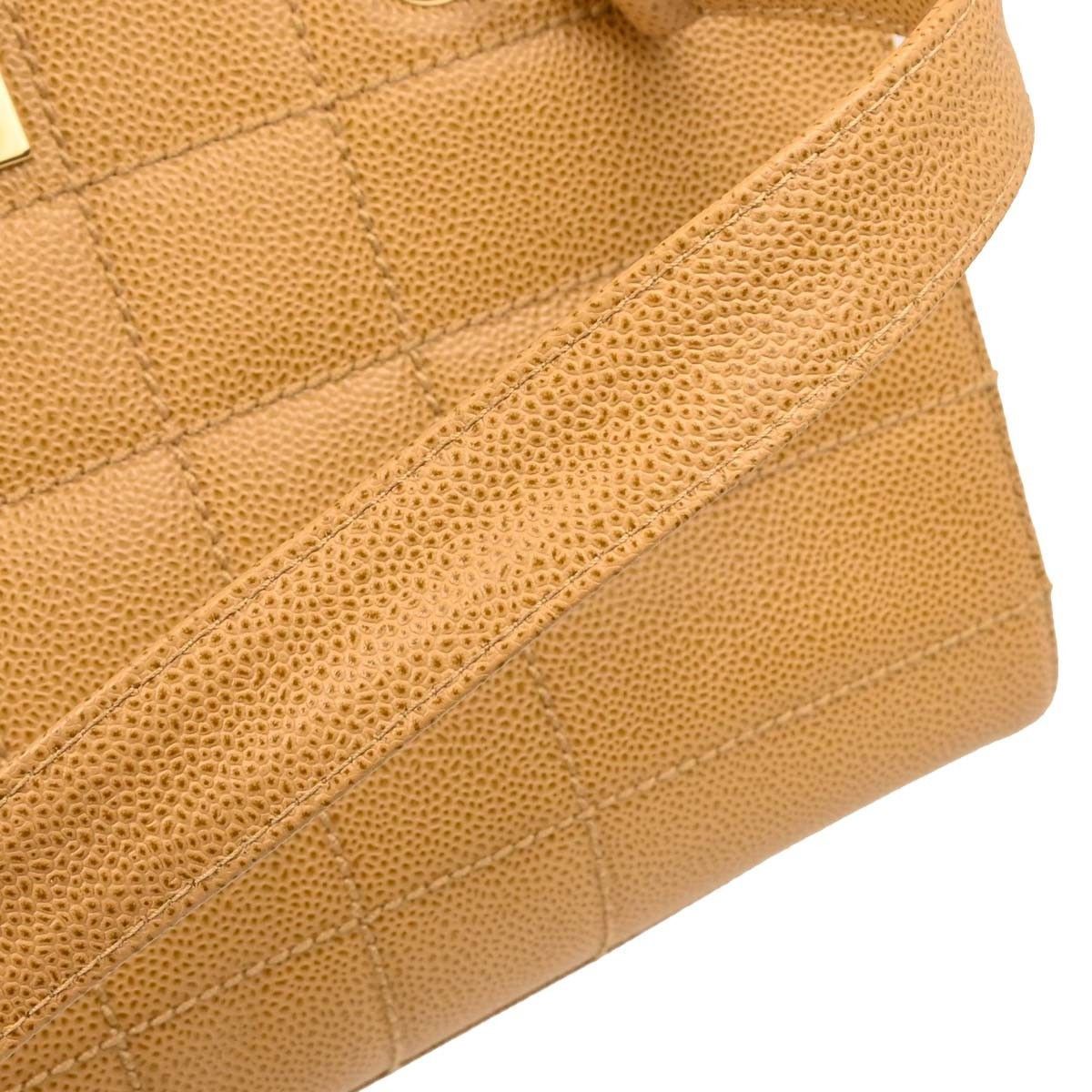 Chanel Chanel Vintage Chocolate Bar Open Tote Quilted Caviar Size ONE SIZE - 10 Thumbnail