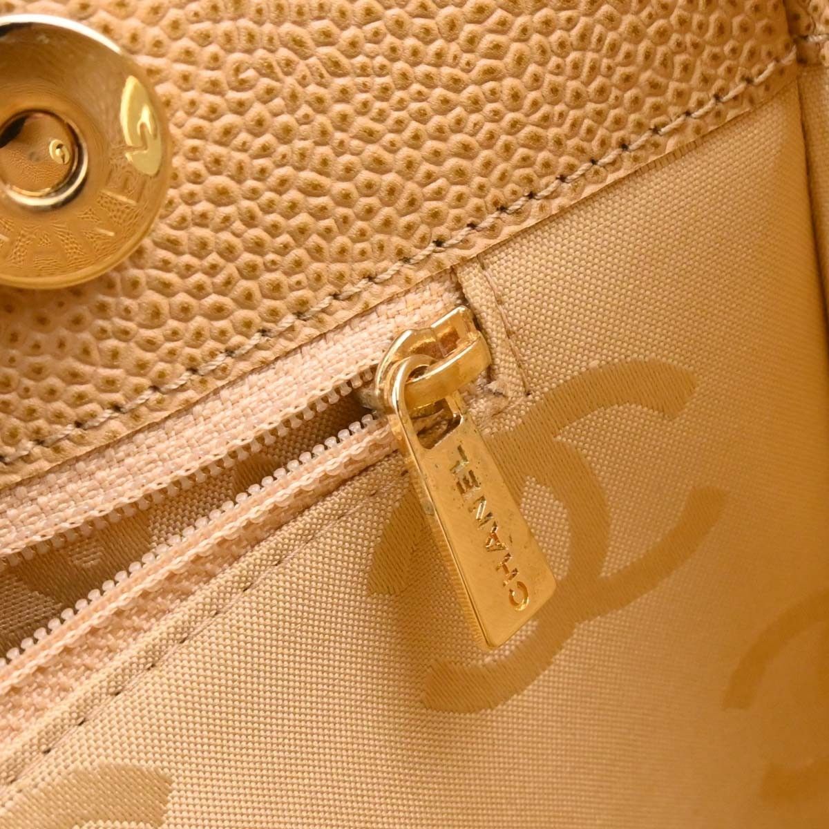 Chanel Chanel Vintage Chocolate Bar Open Tote Quilted Caviar Size ONE SIZE - 11 Thumbnail