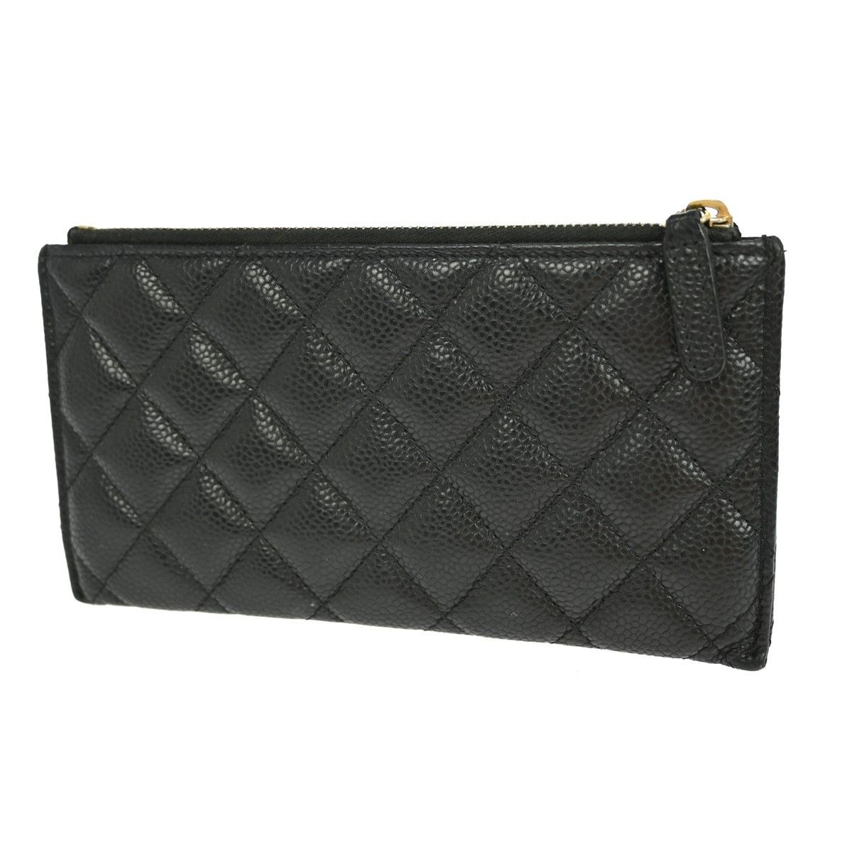 Chanel Chanel CC Card Case Quilted Caviar Size ONE SIZE - 2 Thumbnail