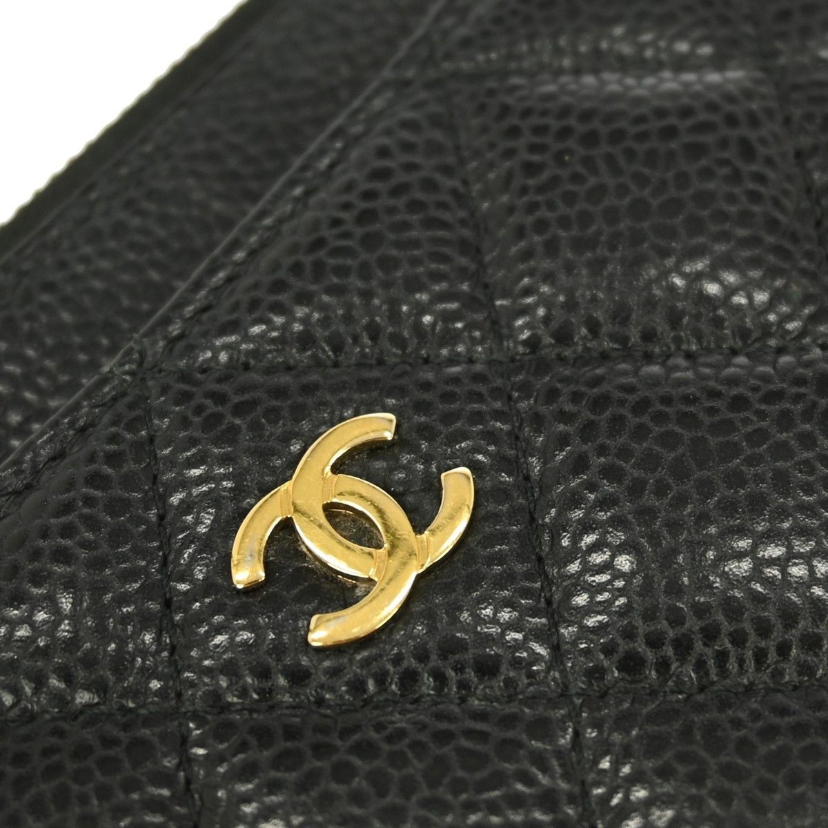 Chanel Chanel CC Card Case Quilted Caviar Size ONE SIZE - 7 Thumbnail