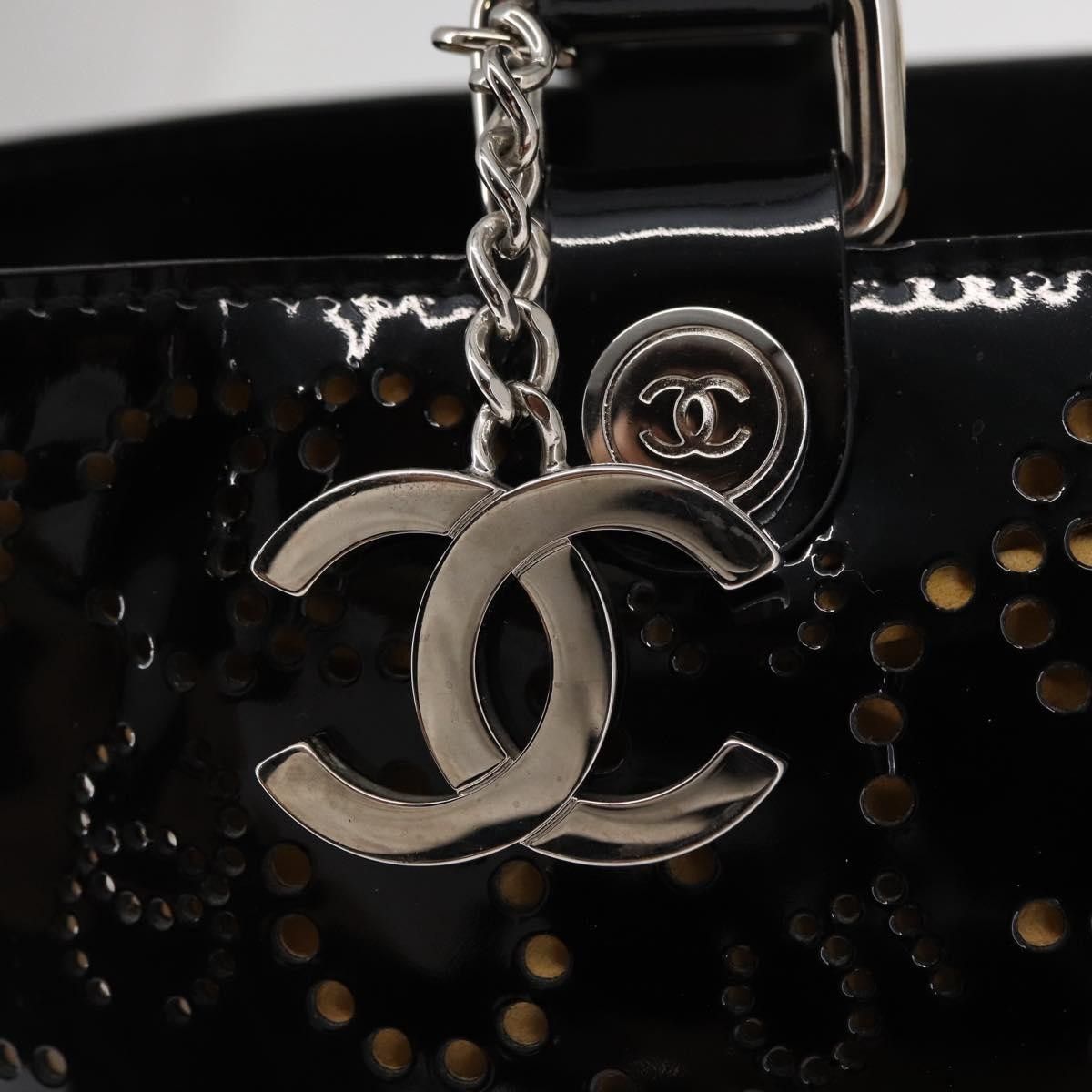 Chanel Chanel CC No.5 Shopping Tote Perforated Patent Size ONE SIZE - 13 Thumbnail