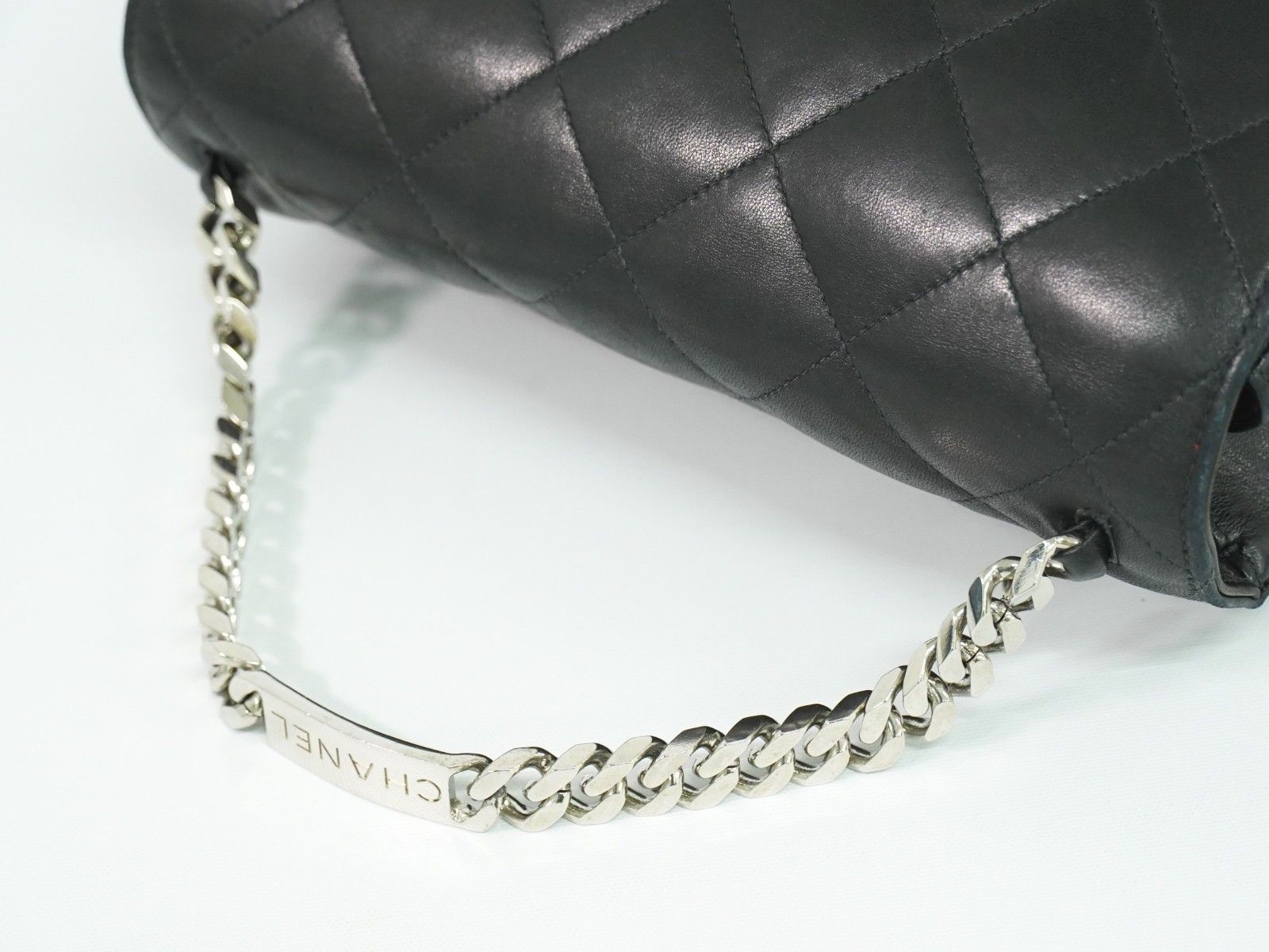Chanel Chanel Vintage ID Bracelet Flap Bag Quilted Lambskin Size ONE SIZE - 7 Thumbnail