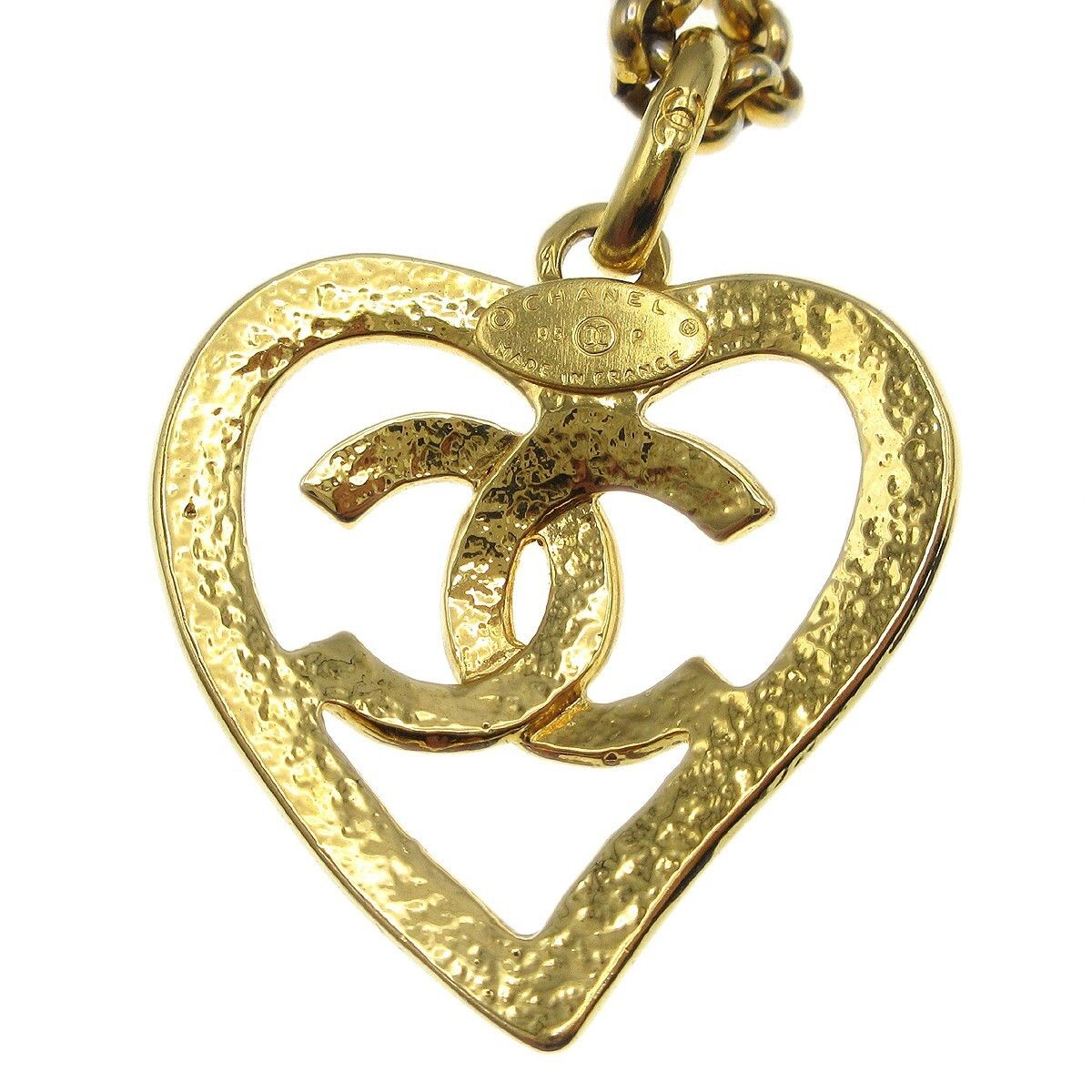 Chanel Chanel CC Heart Pendant Metal Size ONE SIZE - 3 Thumbnail