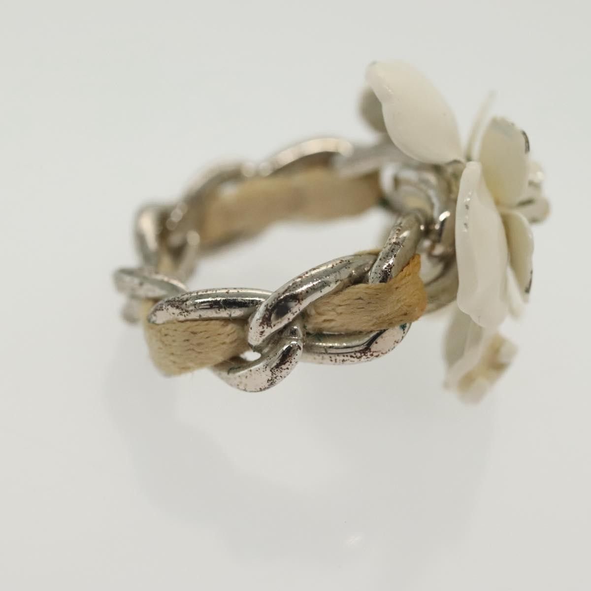 Chanel Chanel Camellia Ring Metal and Resin Size ONE SIZE - 4 Thumbnail