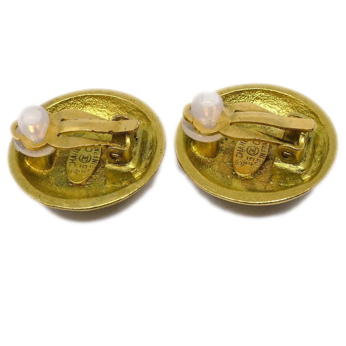 Chanel Chanel Vintage CC Round Button Clip-On Metal Size ONE SIZE - 2 Thumbnail