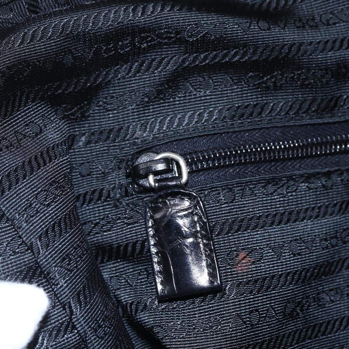 Prada Prada Vintage Shoulder Bag Nylon and Leather Size ONE SIZE - 21 Thumbnail