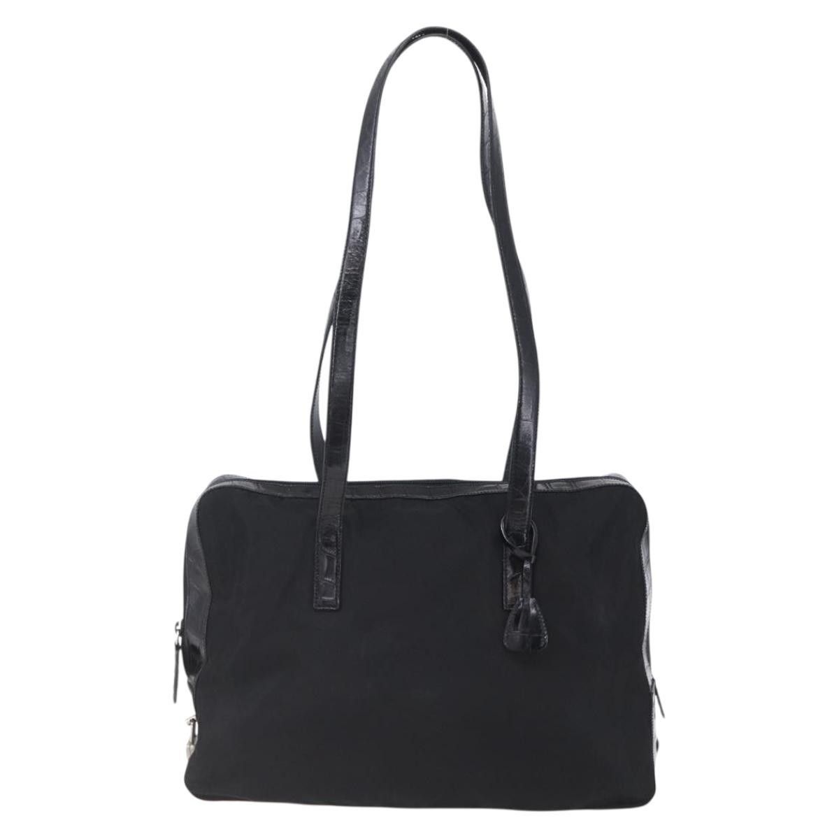 Prada Prada Vintage Shoulder Bag Nylon and Leather Size ONE SIZE - 13 Thumbnail