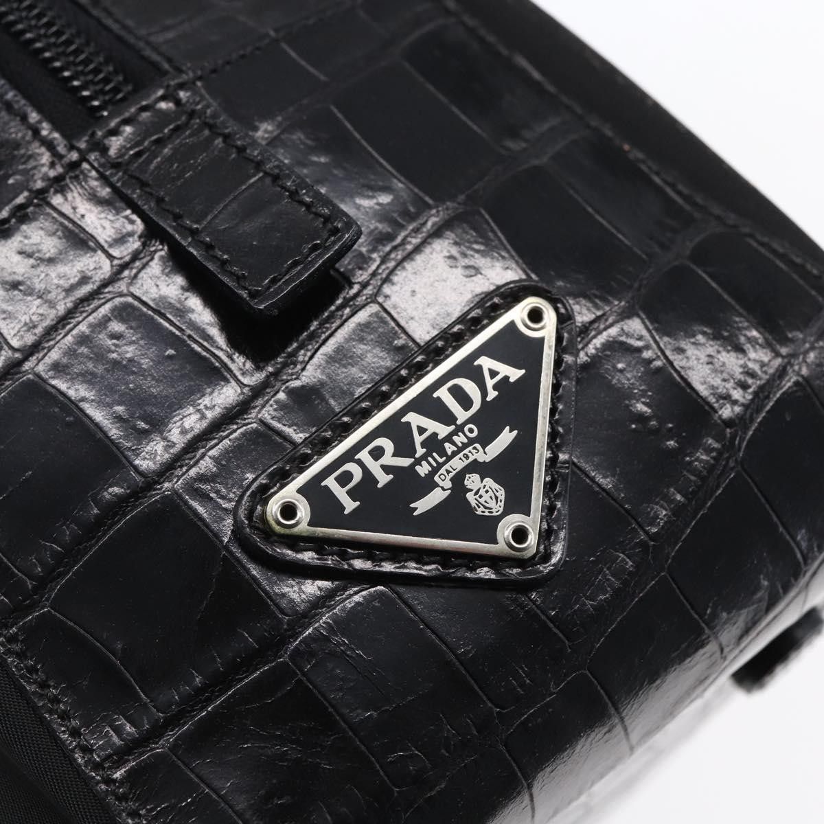 Prada Prada Vintage Shoulder Bag Nylon and Leather Size ONE SIZE - 18 Thumbnail