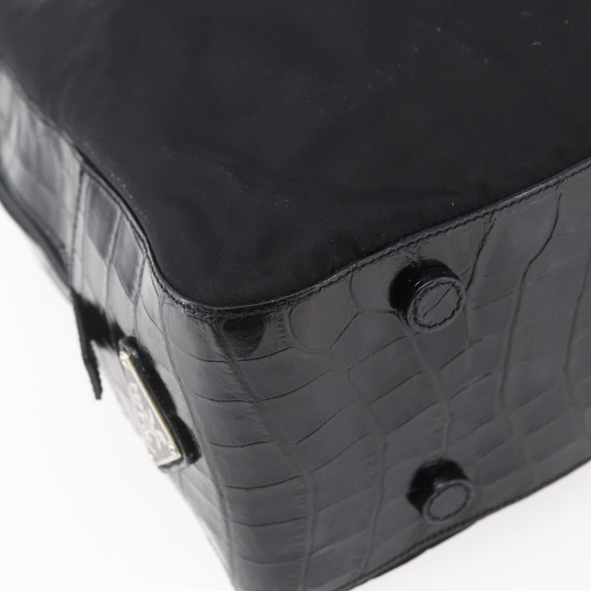 Prada Prada Vintage Shoulder Bag Nylon and Leather Size ONE SIZE - 17 Thumbnail