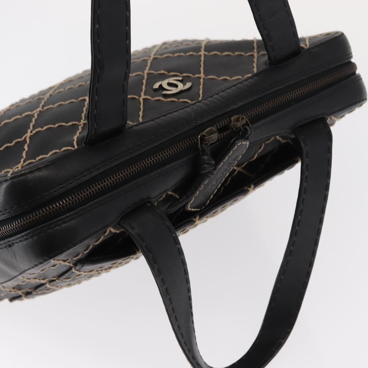 Chanel Chanel Surpique Zip Around Satchel Quilted Leather Size ONE SIZE - 17 Thumbnail