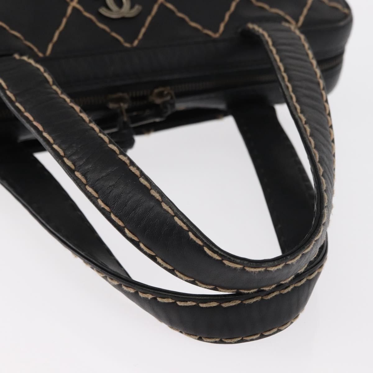 Chanel Chanel Surpique Zip Around Satchel Quilted Leather Size ONE SIZE - 8 Thumbnail
