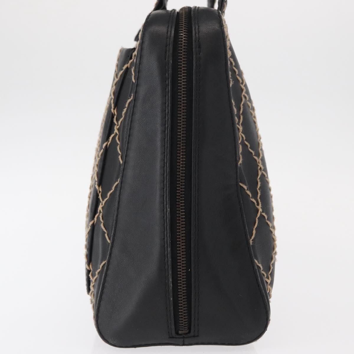 Chanel Chanel Surpique Zip Around Satchel Quilted Leather Size ONE SIZE - 4 Thumbnail