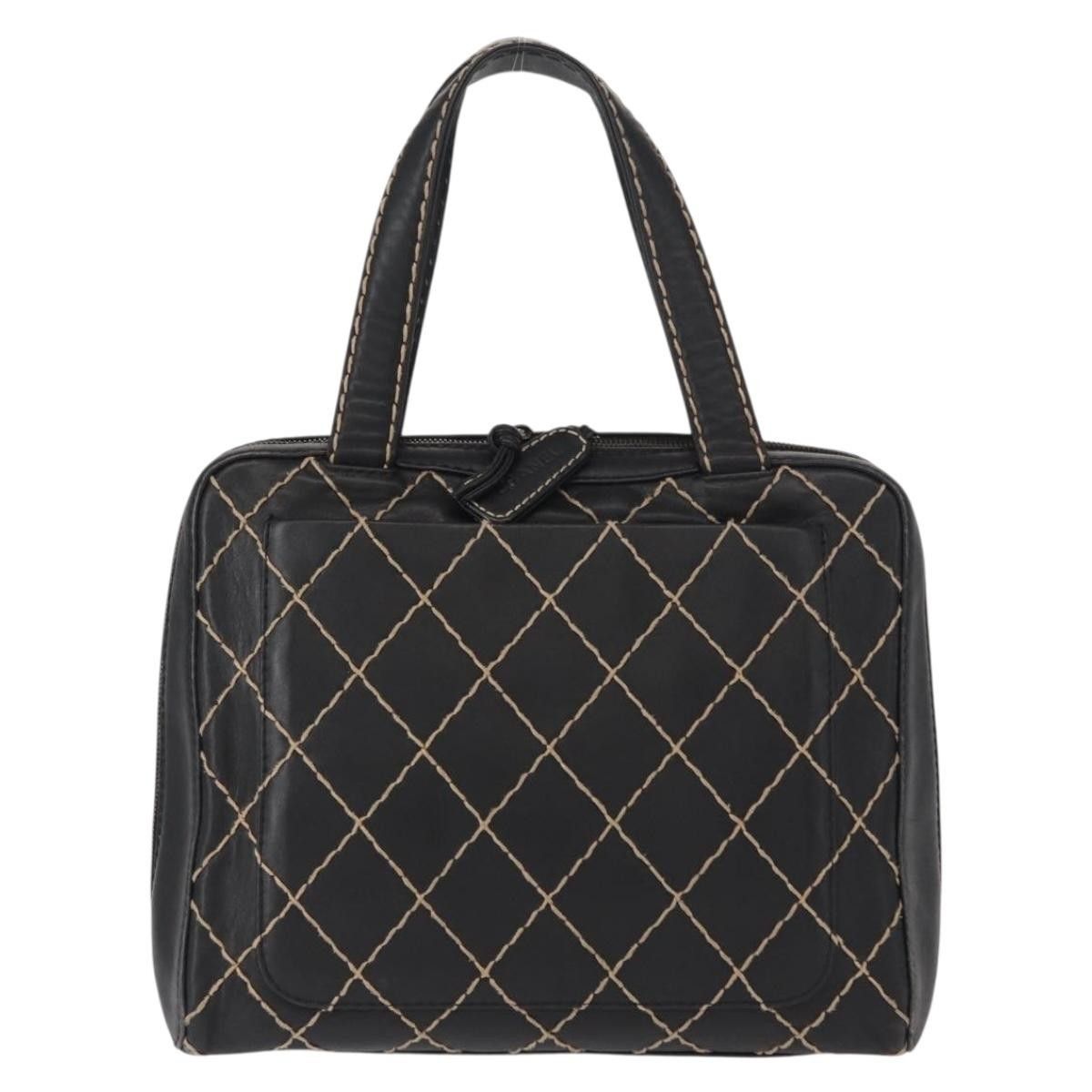 Chanel Chanel Surpique Zip Around Satchel Quilted Leather Size ONE SIZE - 2 Thumbnail