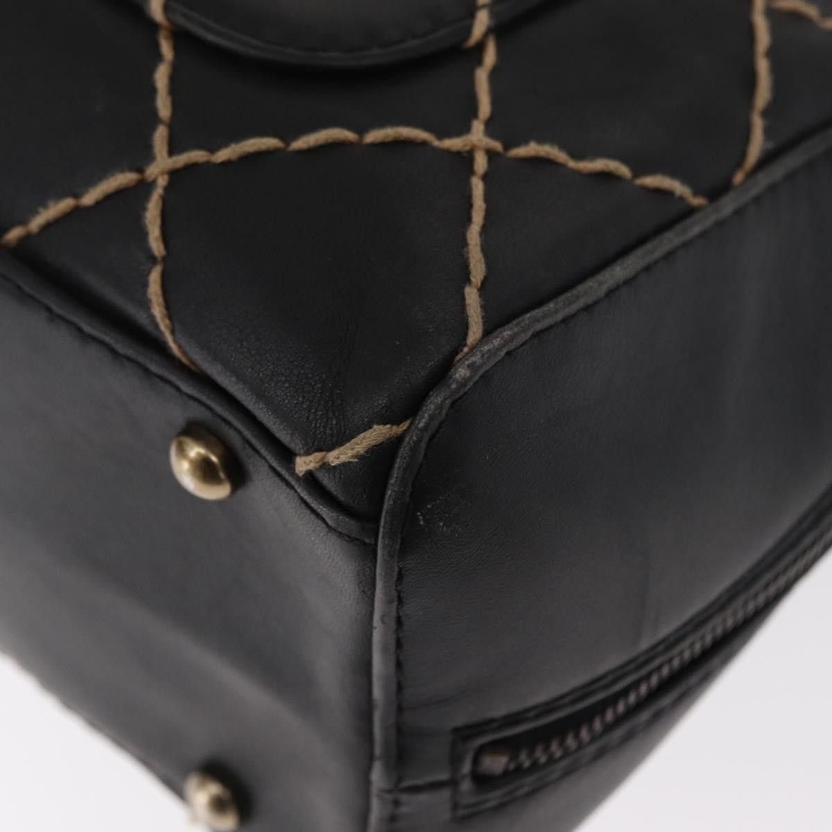 Chanel Chanel Surpique Zip Around Satchel Quilted Leather Size ONE SIZE - 12 Thumbnail