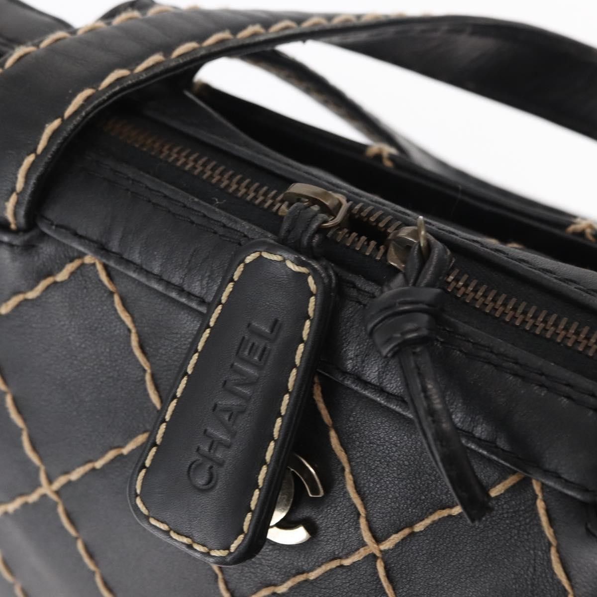 Chanel Chanel Surpique Zip Around Satchel Quilted Leather Size ONE SIZE - 13 Thumbnail