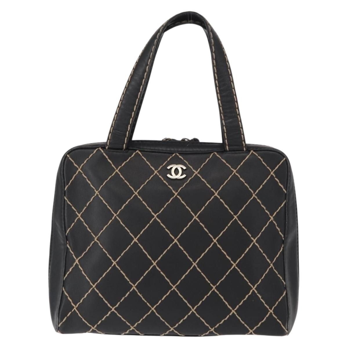Chanel Chanel Surpique Zip Around Satchel Quilted Leather Size ONE SIZE - 19 Thumbnail