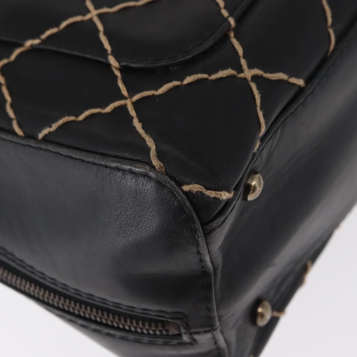 Chanel Chanel Surpique Zip Around Satchel Quilted Leather Size ONE SIZE - 11 Thumbnail