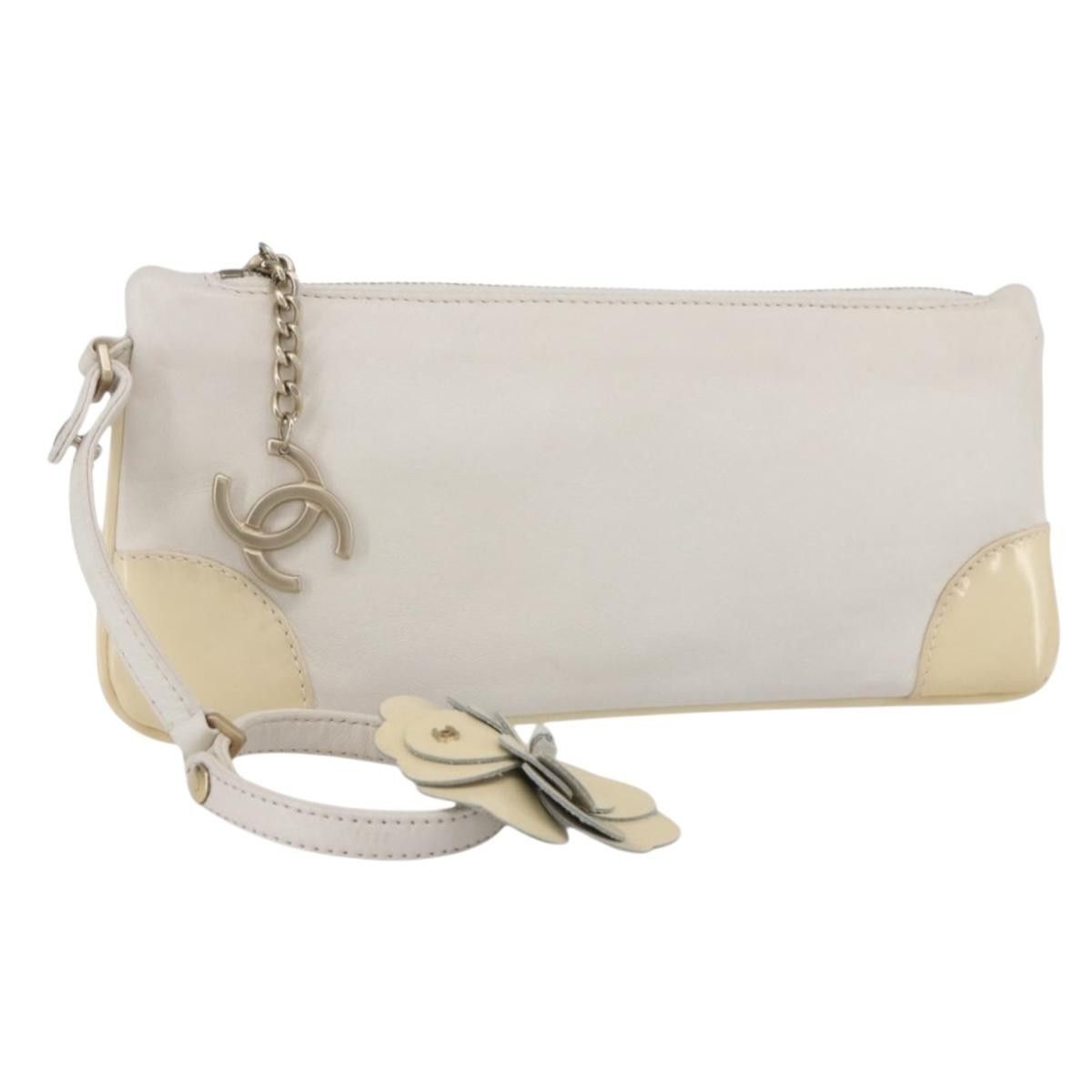 Chanel Chanel Camellia Clutch Bag Leather Size ONE SIZE - 14 Thumbnail