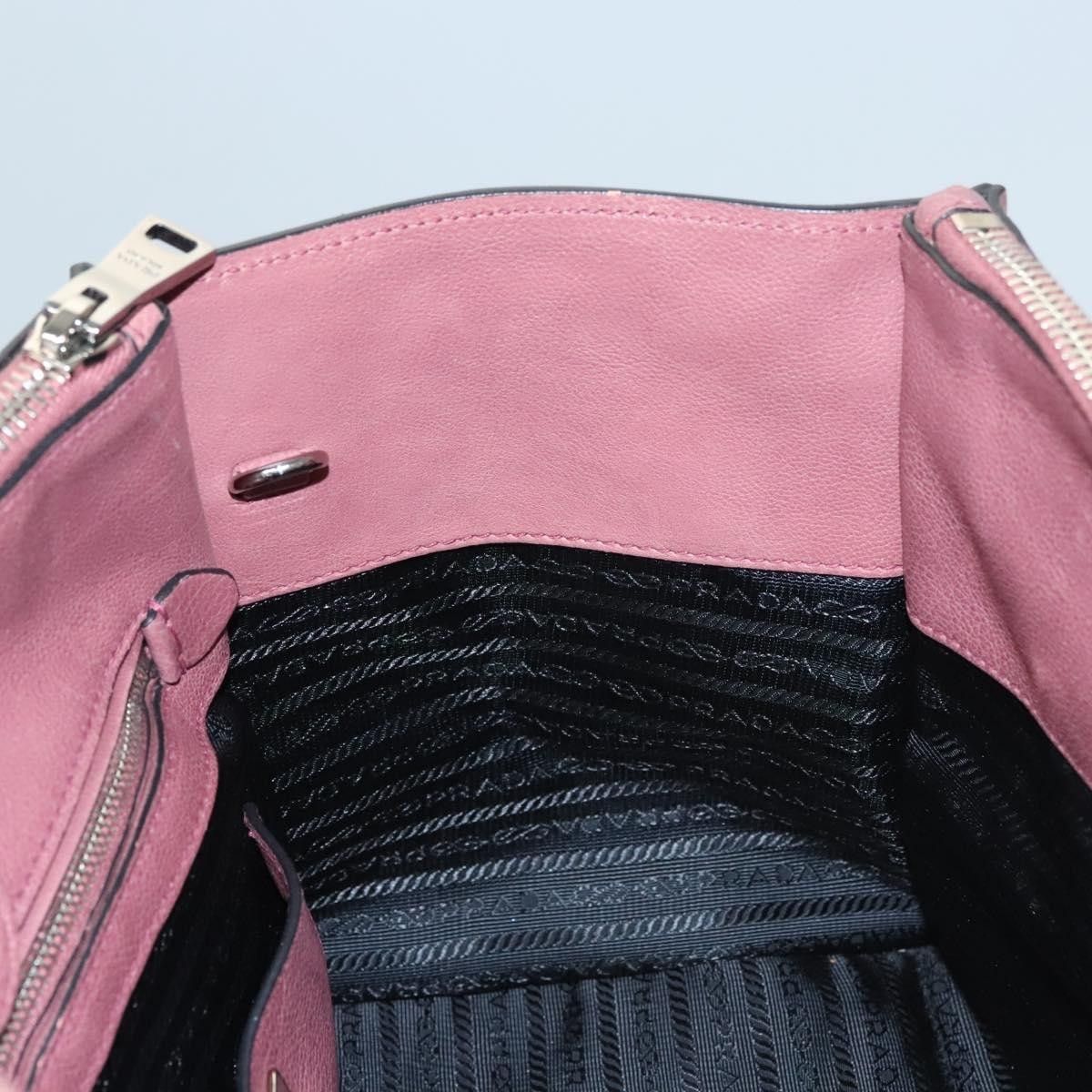 Prada Prada Twin Pocket Convertible Tote Cervo Leather Size ONE SIZE - 17 Thumbnail
