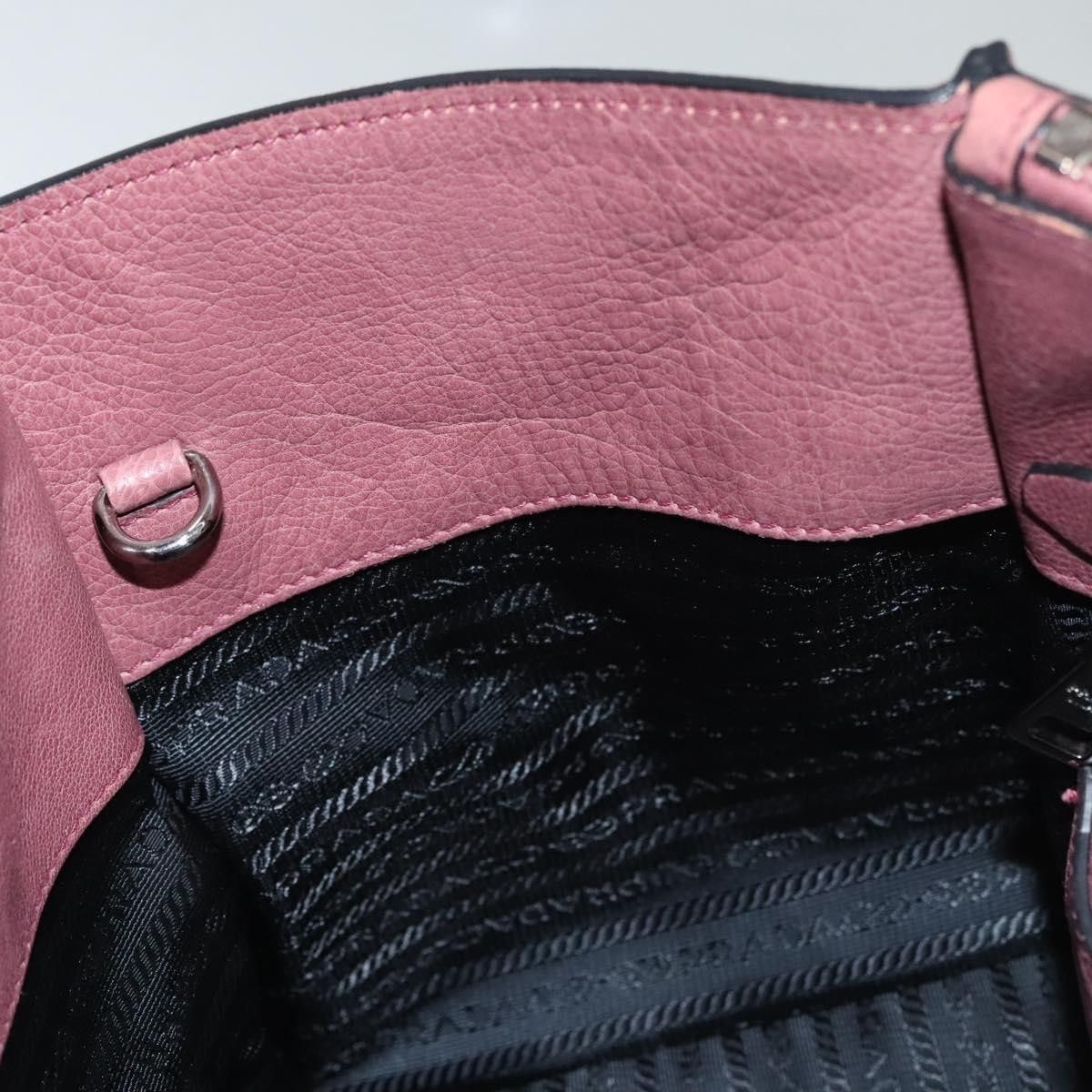 Prada Prada Twin Pocket Convertible Tote Cervo Leather Size ONE SIZE - 18 Thumbnail