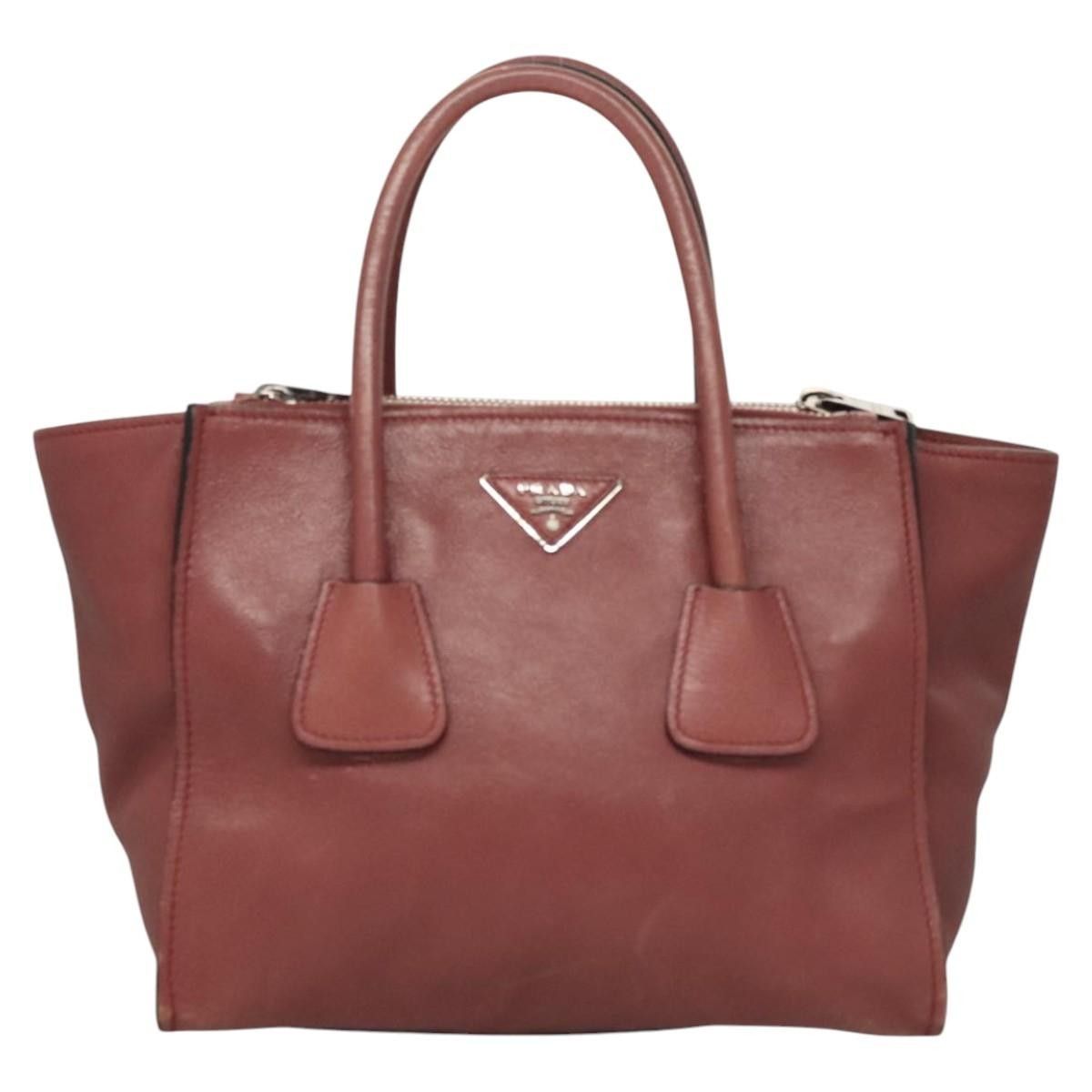Prada Prada Twin Pocket Convertible Tote Cervo Leather Size ONE SIZE - 24 Thumbnail