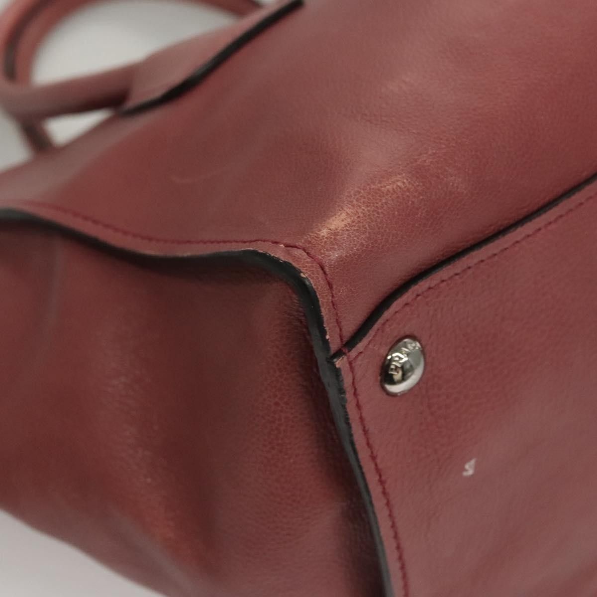 Prada Prada Twin Pocket Convertible Tote Cervo Leather Size ONE SIZE - 12 Thumbnail