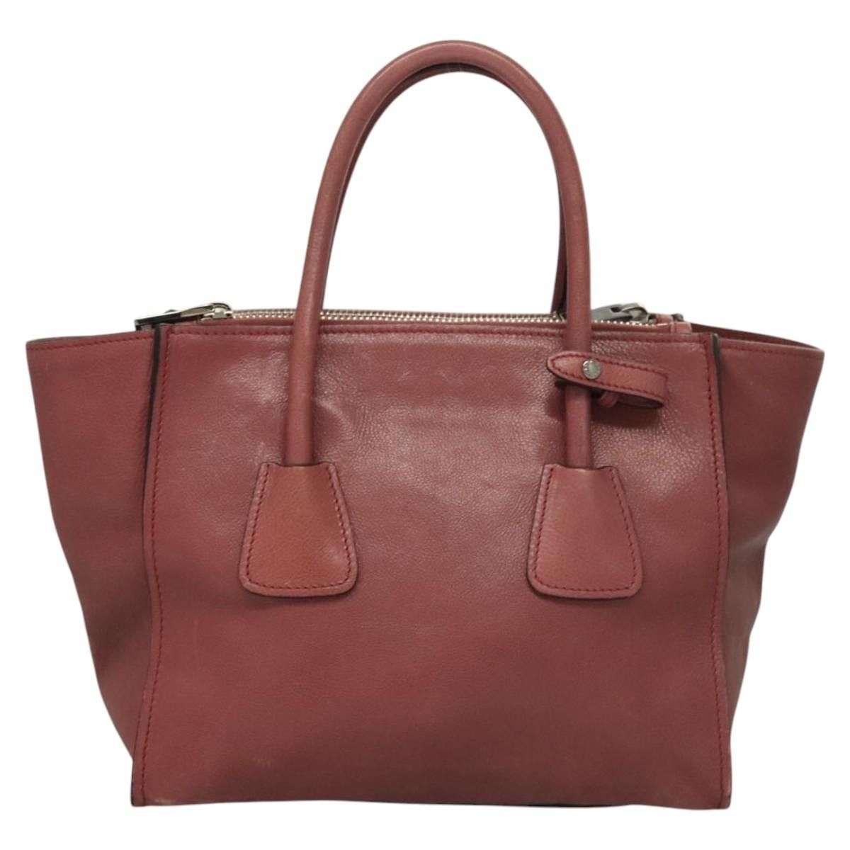 Prada Prada Twin Pocket Convertible Tote Cervo Leather Size ONE SIZE - 2 Thumbnail