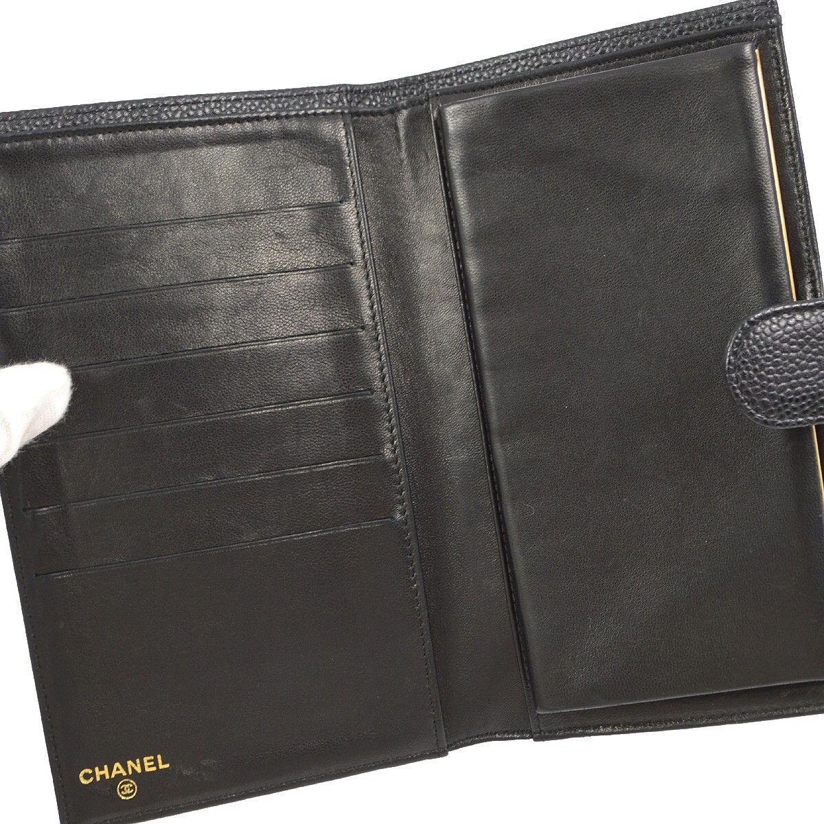 Chanel Timeless CC French Wallet Caviar