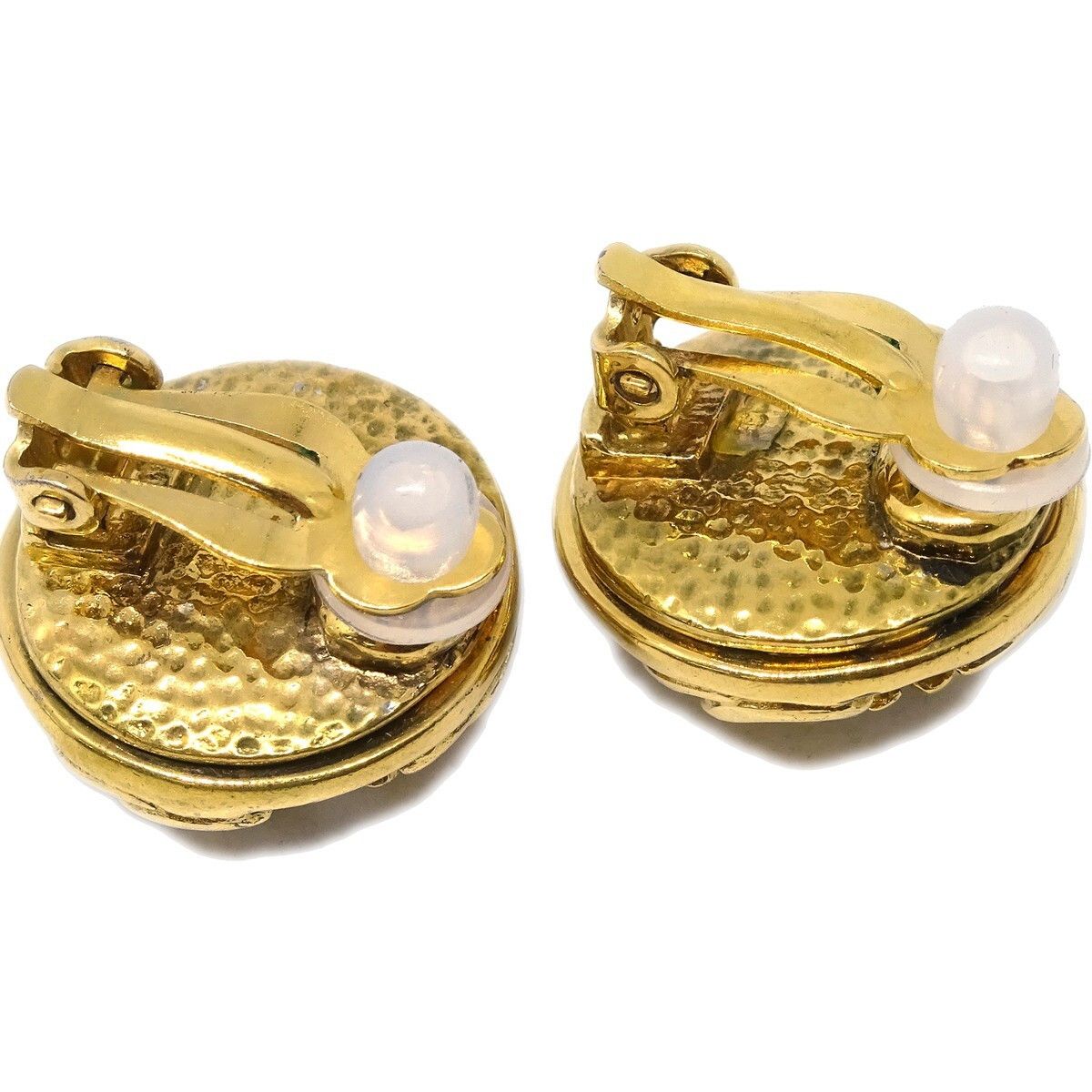 Chanel Chanel CC Round Metal and Crystal Size ONE SIZE - 2 Thumbnail