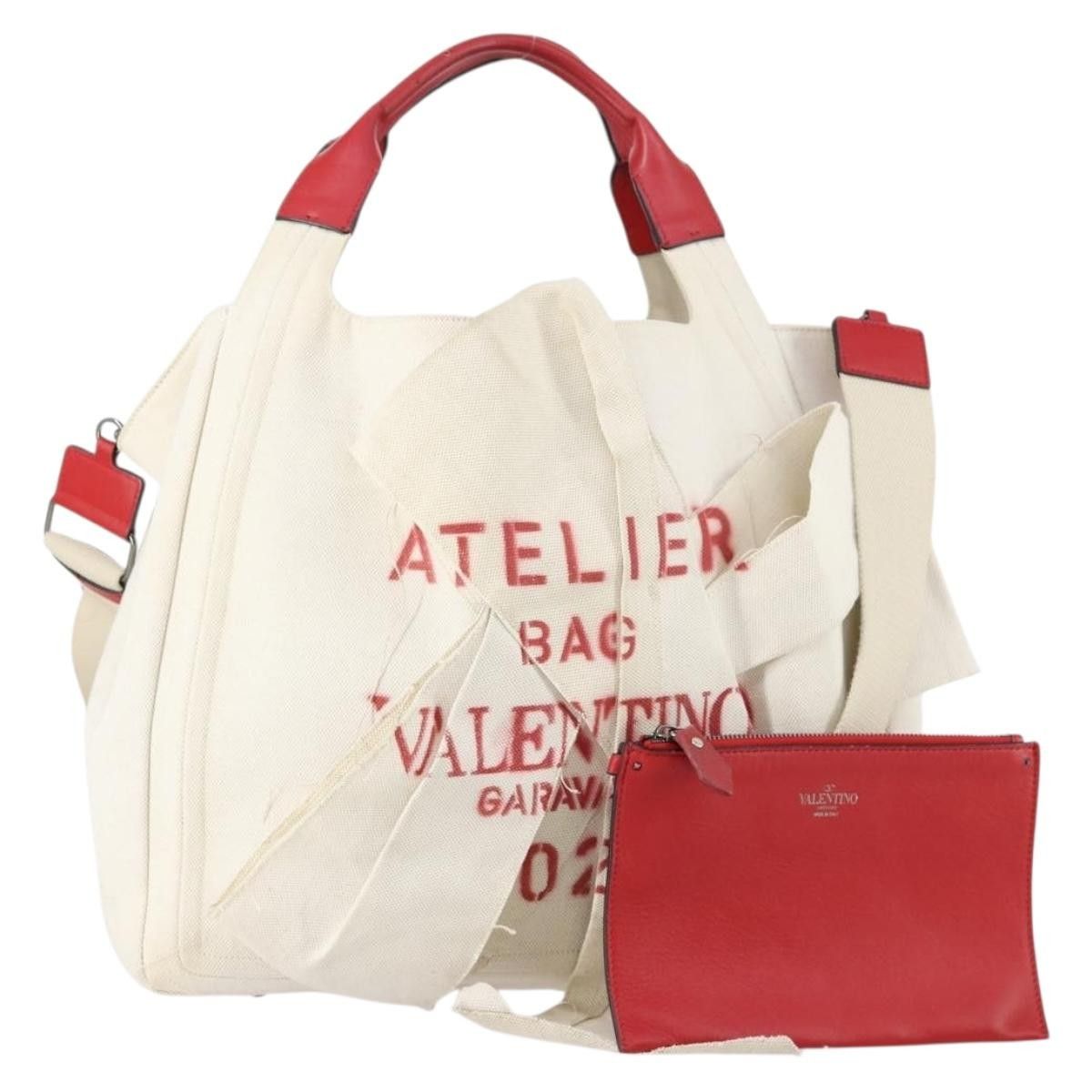 Valentino Valentino Garavani Atelier 02 Tote Canvas Size ONE SIZE - 13 Thumbnail