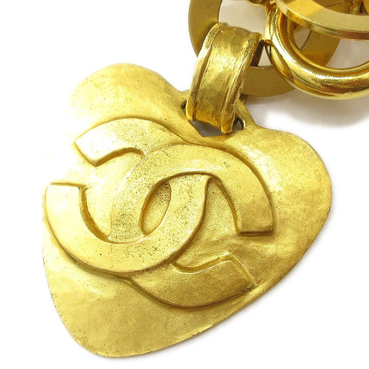 Chanel Chanel Vintage Heart Chain Belt Metal Size ONE SIZE - 2 Thumbnail