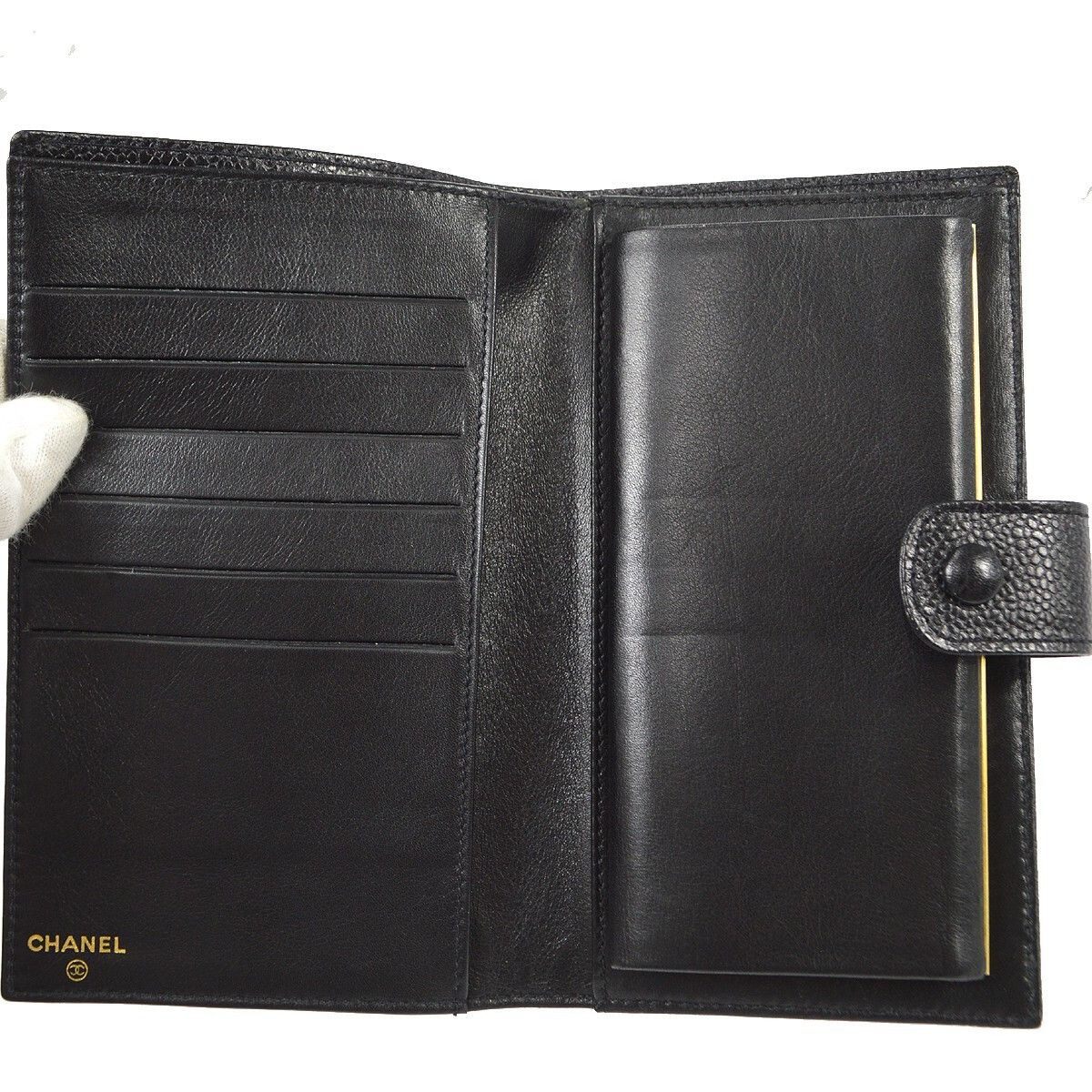 Chanel Chanel Timeless CC French Wallet Caviar Size ONE SIZE - 3 Thumbnail