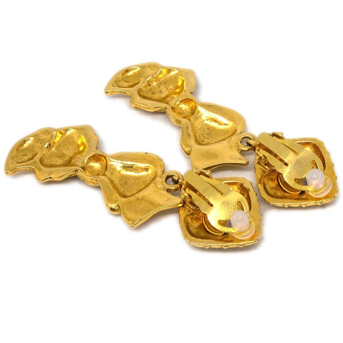 Chanel Chanel CC Rhombus Clip-On Metal Size ONE SIZE - 2 Thumbnail