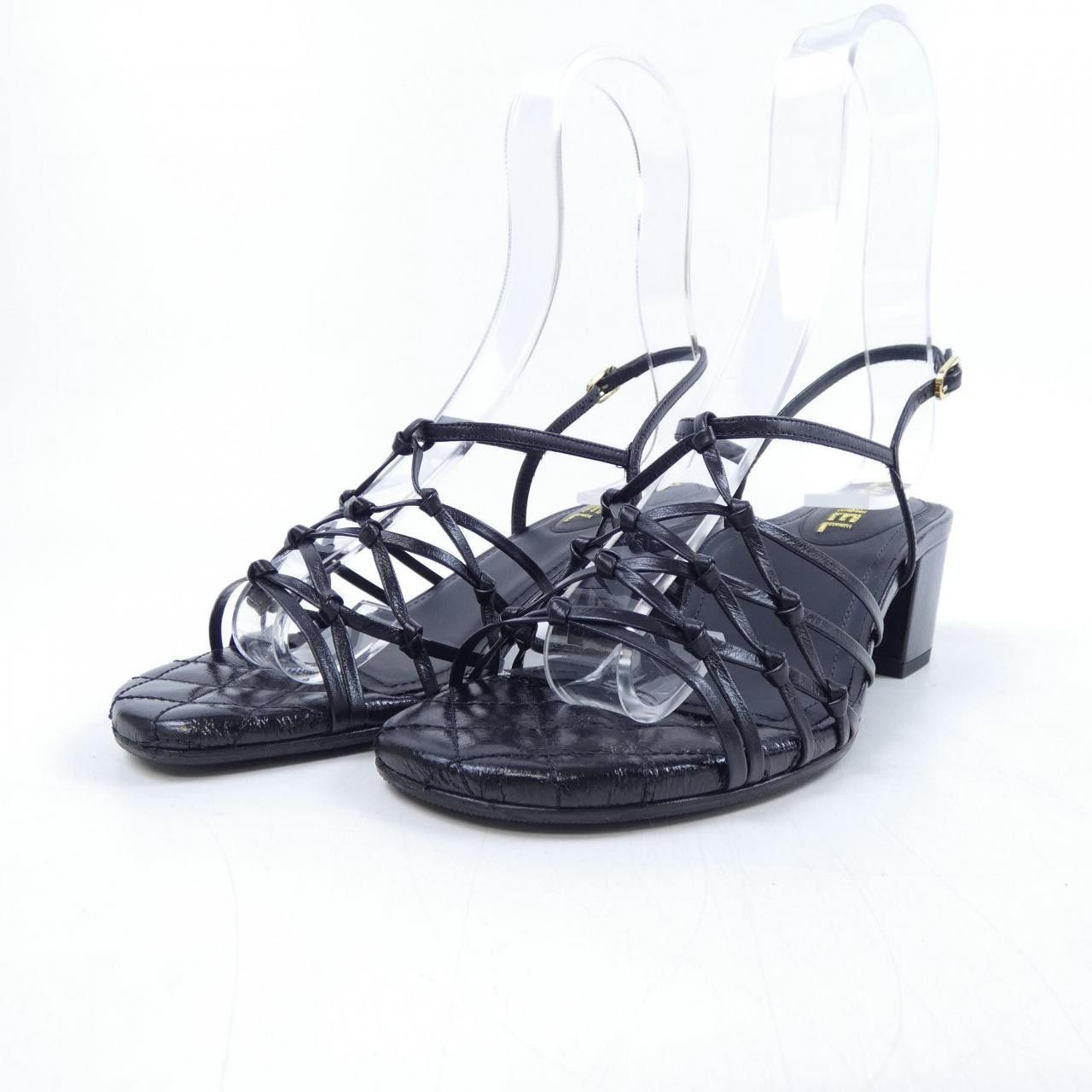 Chanel Chanel Chanel G36876X56078 Lambskin Sandals Leather Shoes G36876X56078 DUTY FREE for USA Size ONE SIZE - 3 Thumbnail